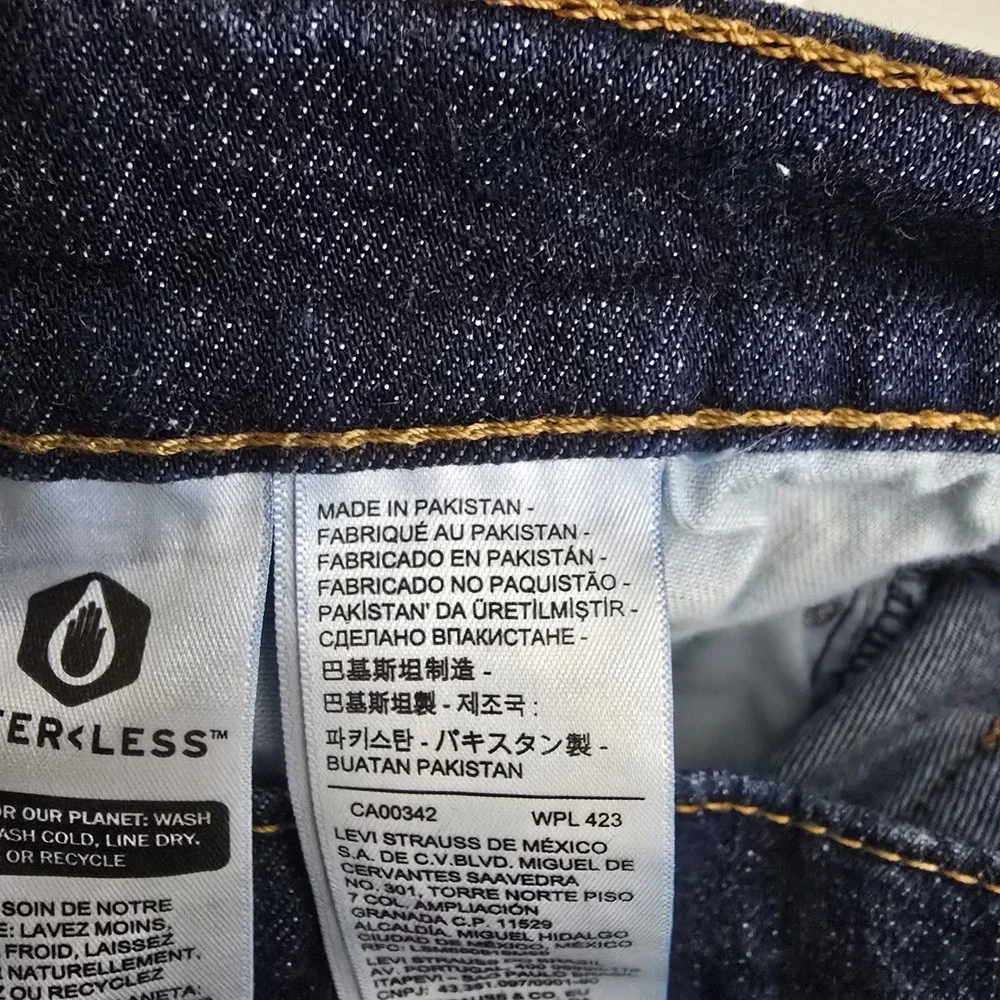 Levis 531 Athletic Slim Jeans Mens 32x28 Dark Wash Indigo‎ Tapered 85494-0055